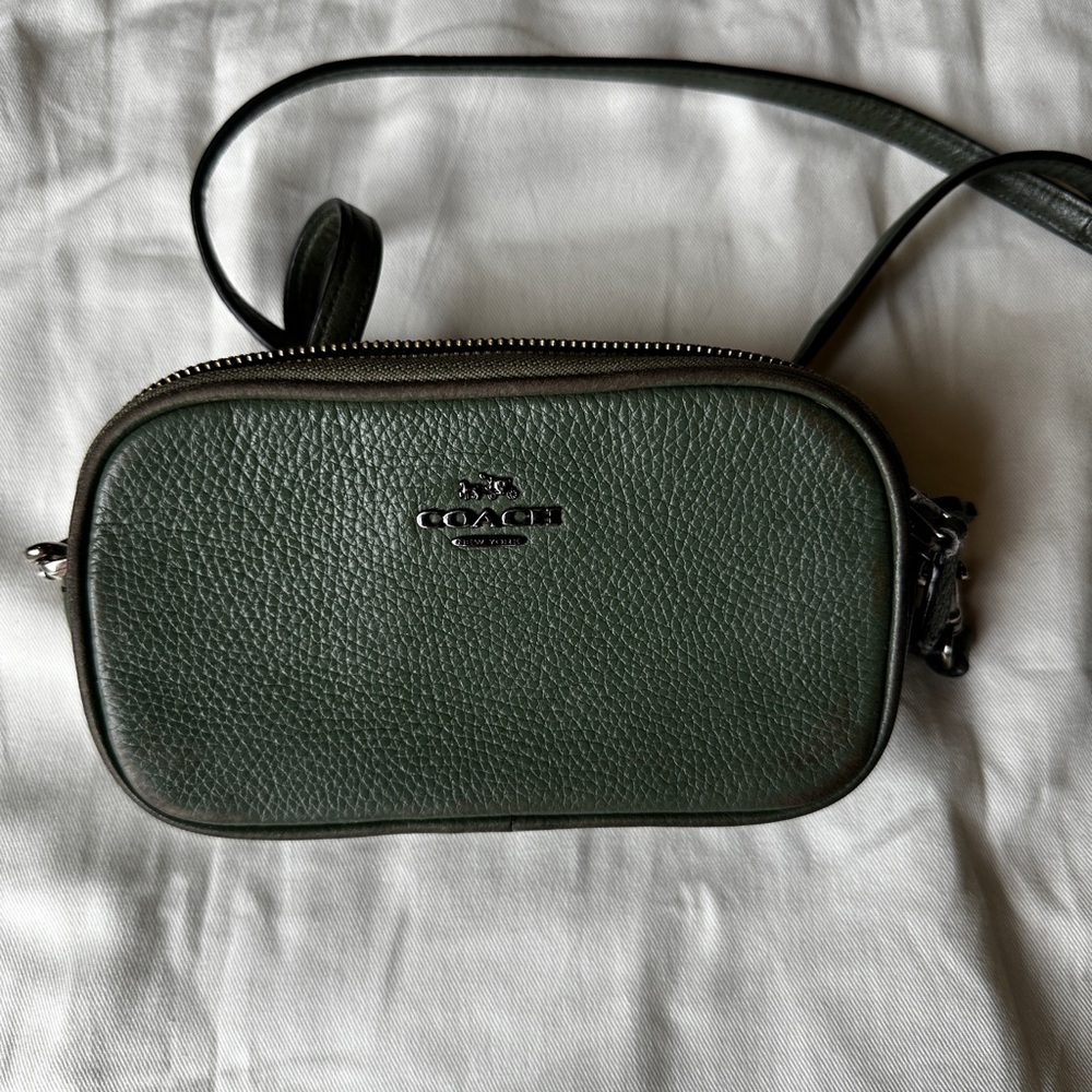 Coach Olive Leather Crossbody Bag